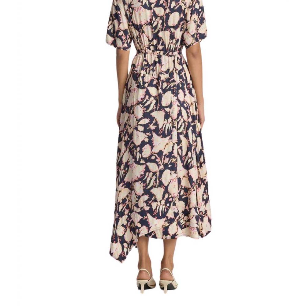 NEW A.L.C. emery dress in navy multi - Picture 3 of 3